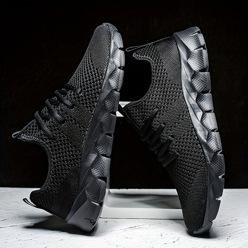 Men's Lace-up Sneakers - Casual Walking Shoes - Comfortable And Breathable Running Shoes - Plus Sizes Available