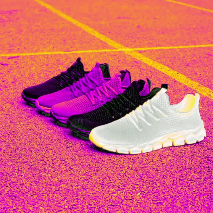 Men's Lace-up Sneakers - Casual Walking Shoes - Comfortable And Breathable Running Shoes - Plus Sizes Available
