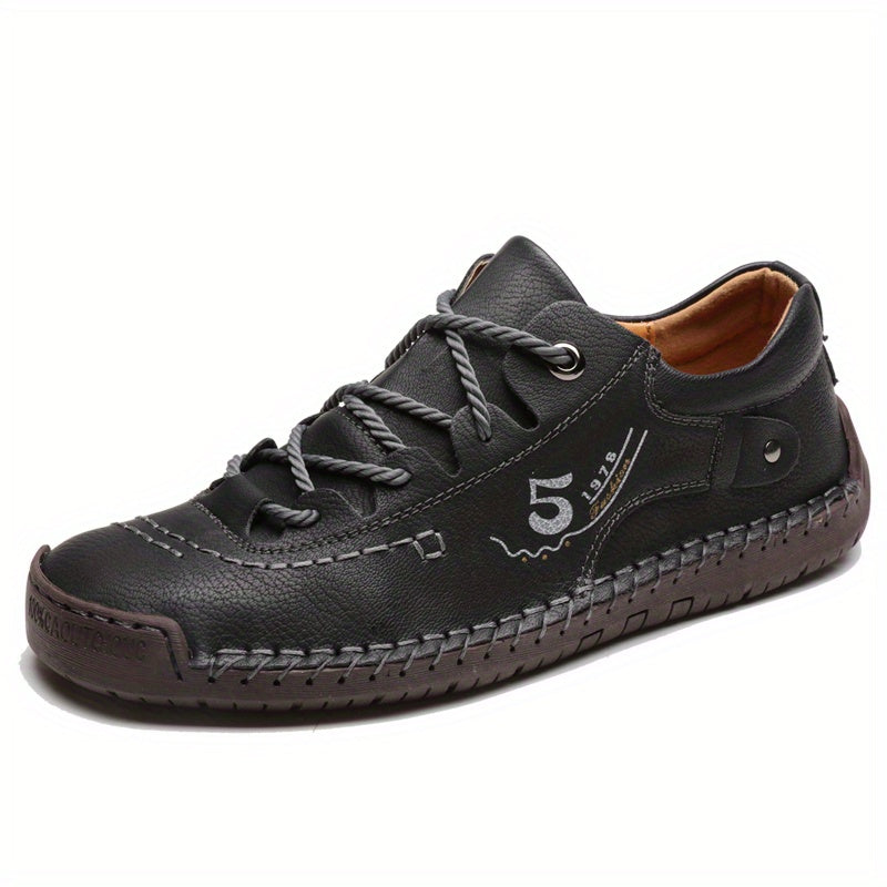 Men's Handmade Stitching Casual Shoes Flats Outdoor Walking Sneakers