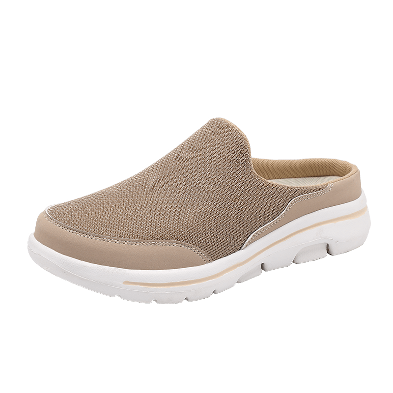 Men Slip-on Mules House Slippers Lightweight Breathable Mesh Non Slip Slippers For Indoor Outdoor Walking Summer