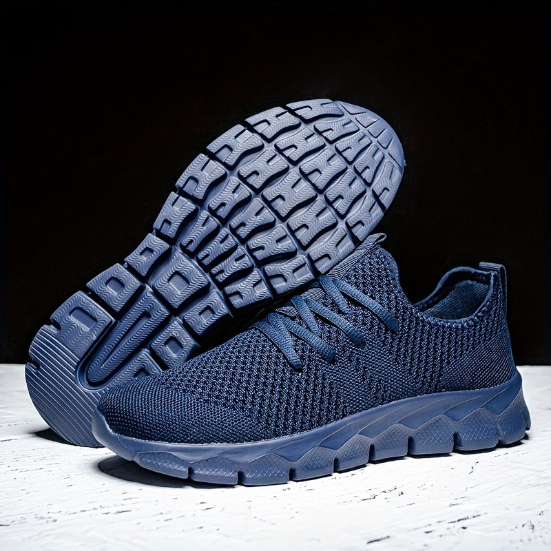 Men's Lace-up Sneakers - Casual Walking Shoes - Comfortable And Breathable Running Shoes - Plus Sizes Available