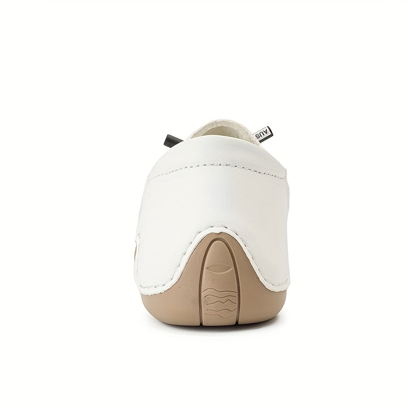 Men's Superfine Fiber Leather Lace-up Sneakers - Casual Walking Shoes - Comfortable And Breathable